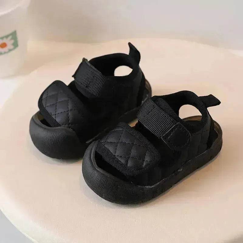 Baby Shoes Closed Toe Sandals Soft Bottom Toddler Shoes - www.Shopthatapp.com