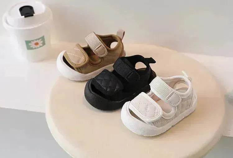 Baby Shoes Closed Toe Sandals Soft Bottom Toddler Shoes - www.Shopthatapp.com