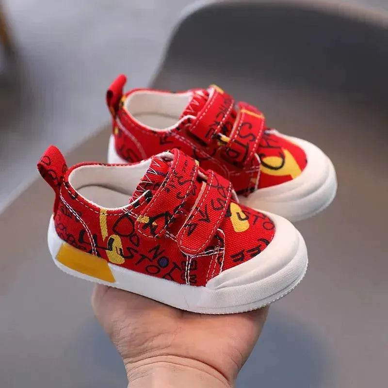 Canvas Baby Footwear - Baby Shoes 0-2 Years Old Girl/Boys Sneakers - www.Shopthatapp.com