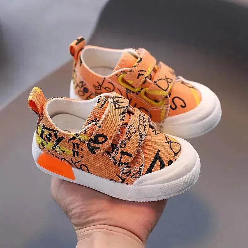 Canvas Baby Footwear - Baby Shoes 0-2 Years Old Girl/Boys Sneakers - www.Shopthatapp.com