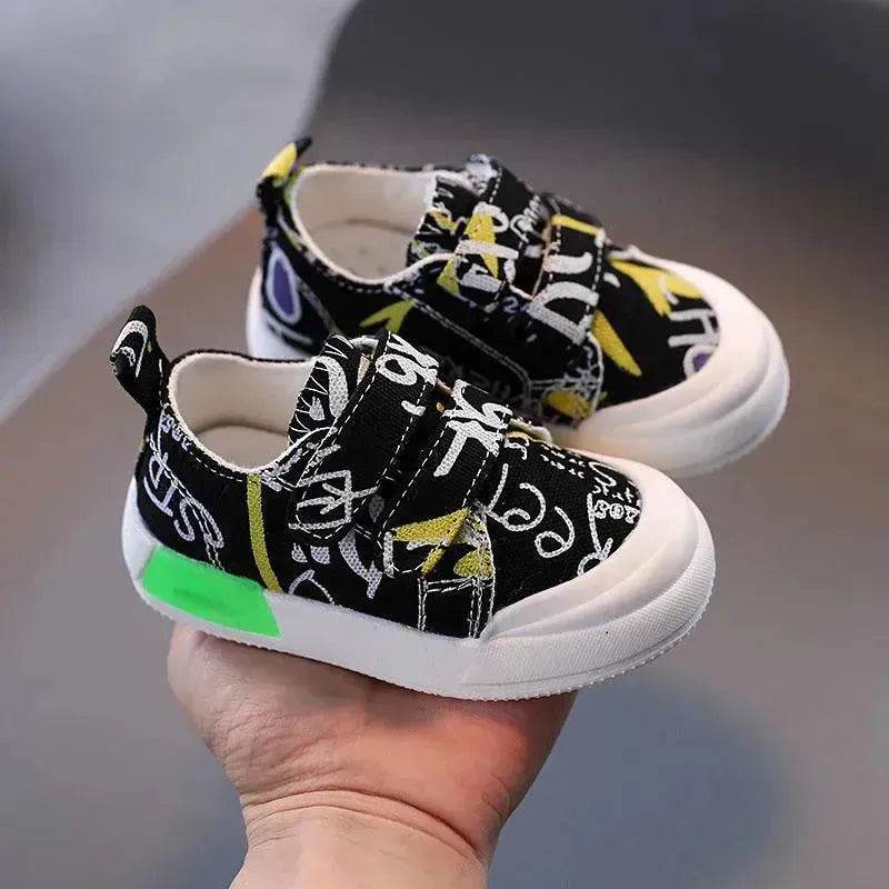 Canvas Baby Footwear - Baby Shoes 0-2 Years Old Girl/Boys Sneakers - www.Shopthatapp.com