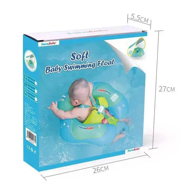 Baby Swimming Float With Canopy Inflatable Infant Floating Ring Kids Swim Pool Accessories Circle Bathing Summer Toys - www.Shopthatapp.com