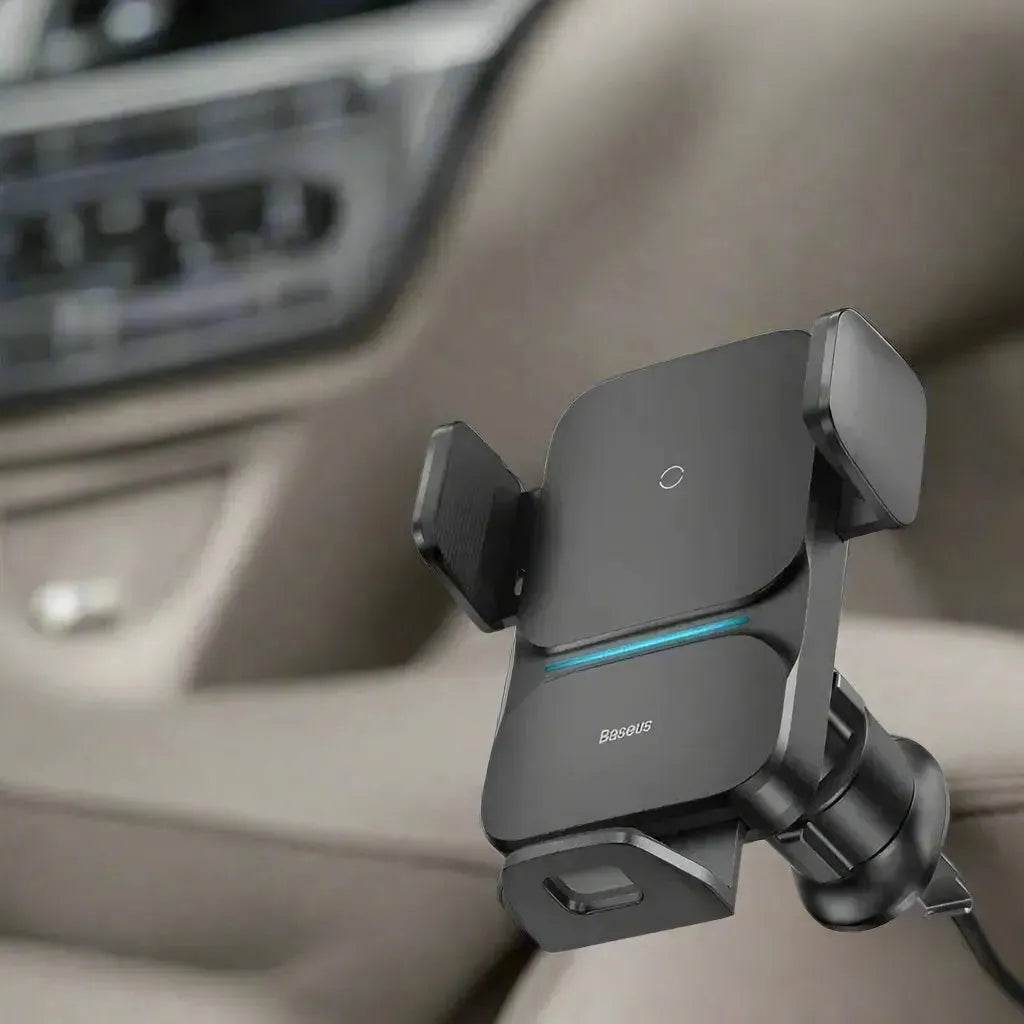 Car Mobile Phone Holder Wireless Charger - www.Shopthatapp.com