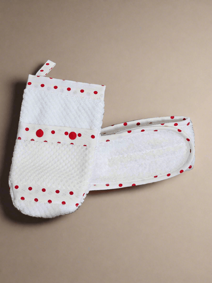 Ens. Gant de bain et bandeau démaquillant - www.Shopthatapp.com