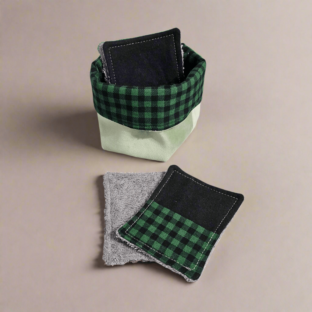 Lingettes et panier de rangement réversible. - www.Shopthatapp.com