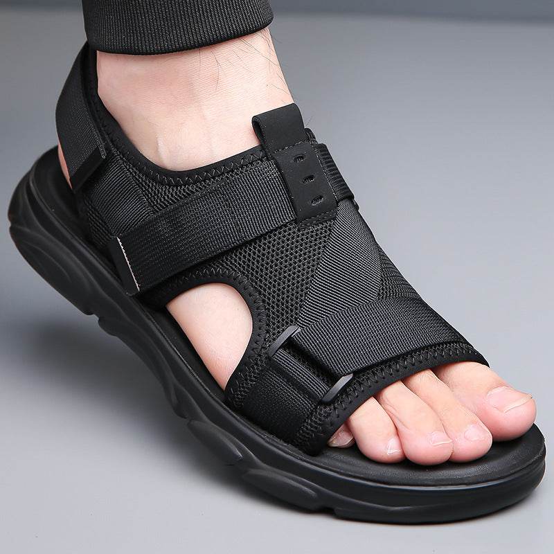 Men's Soft Bottom Non-slip All-matching Outer Wear Roman Beach Shoes - www.Shopthatapp.com