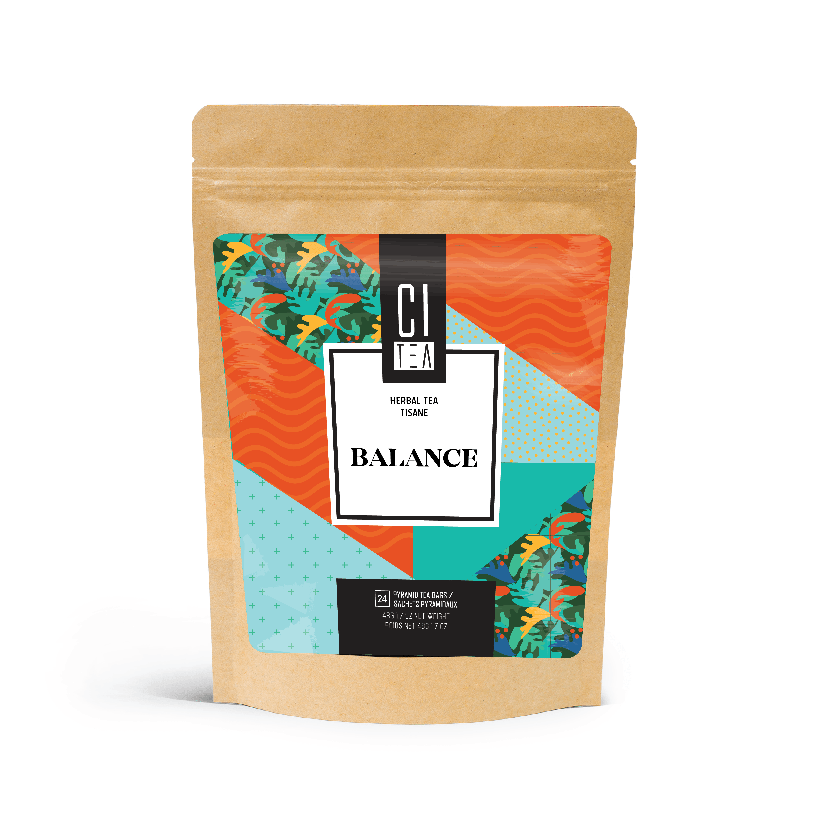Balance Herbal Tea Pyramid Tea Bags - www.Shopthatapp.com