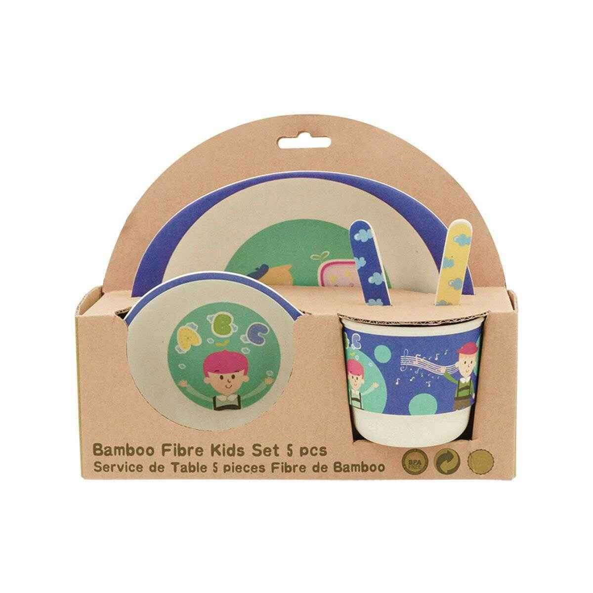 Peterson Housewares Toddler Meal Set Blue for Kids