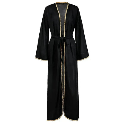 Bandage cardigan robe Arab  dress - www.Shopthatapp.com
