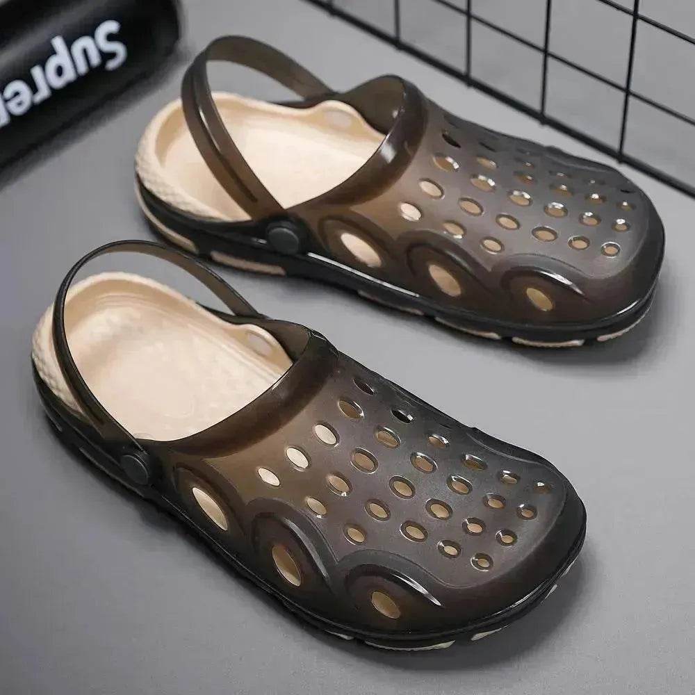 Baotou Sandals Outdoor Wear Half Drag Beach Shoes Men - www.Shopthatapp.com