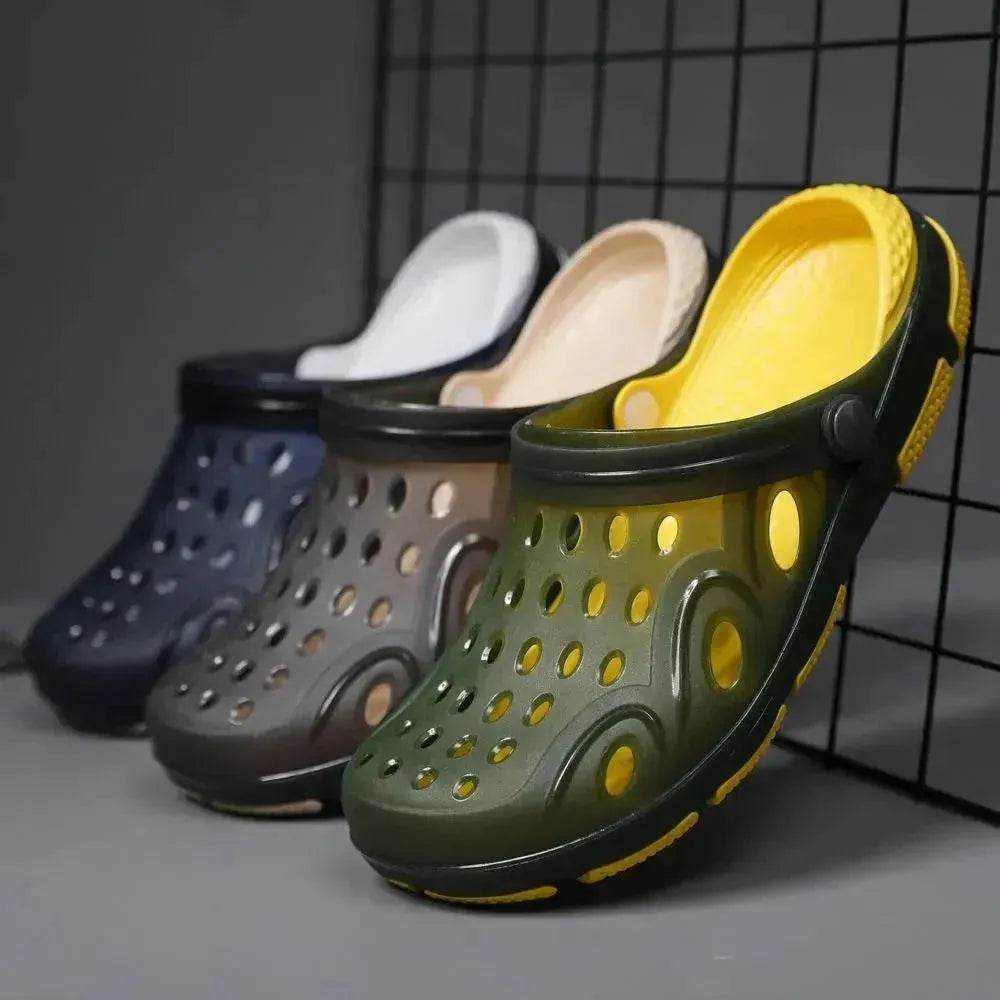Baotou Sandals Outdoor Wear Half Drag Beach Shoes Men - www.Shopthatapp.com