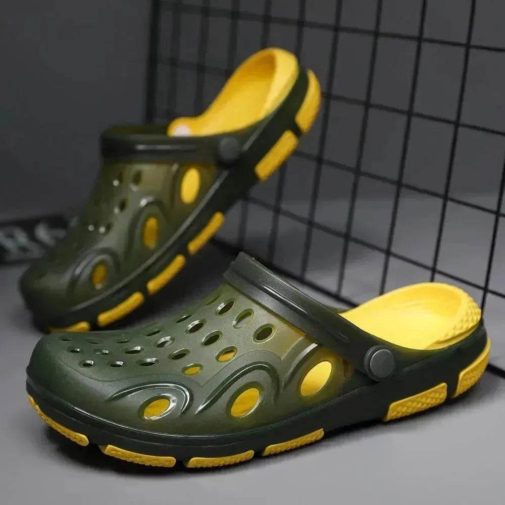 Baotou Sandals Outdoor Wear Half Drag Beach Shoes Men - www.Shopthatapp.com