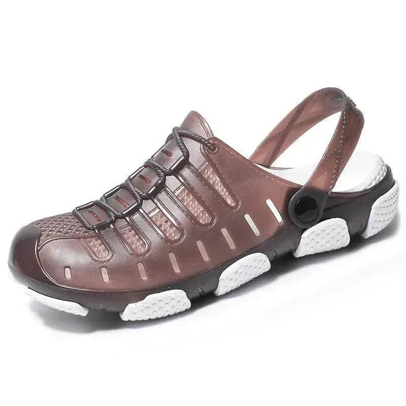 Baotou Sandals Outdoor Wear Half Drag Beach Shoes Men - www.Shopthatapp.com