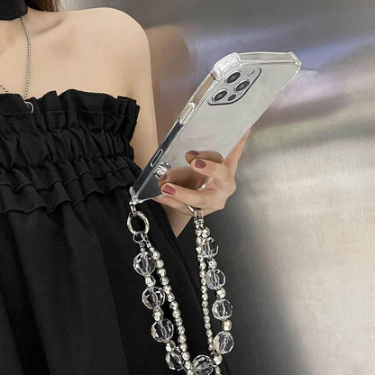 Luxury women wristband iphone case Makeup mirror phone case - www.Shopthatapp.com
