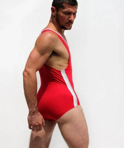 Men's Underwear Underpants One-piece Vest Bodysuit thong - www.Shopthatapp.com