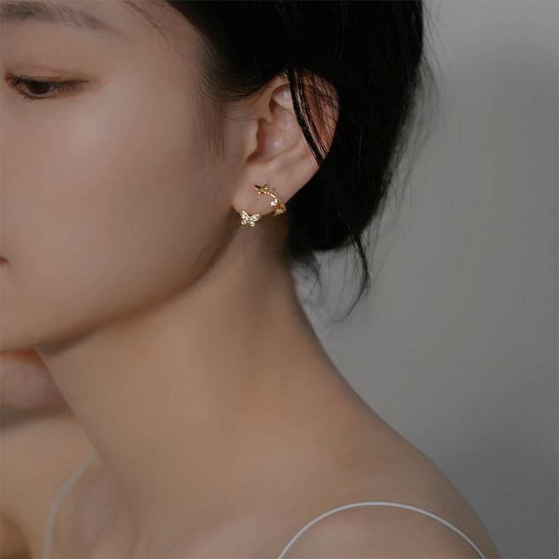 Female Cute Butterfly Earrings Jewelry - www.Shopthatapp.com