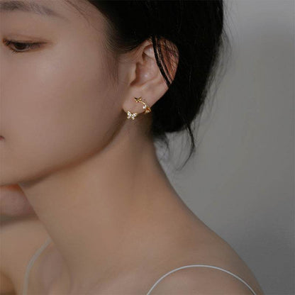Female Cute Butterfly Earrings Jewelry - www.Shopthatapp.com