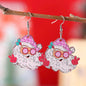 Funny Santa Claus Earrings Christmas Pendant Earrings Gift - www.Shopthatapp.com