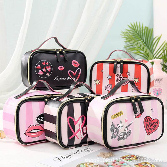 Portable Toiletry Bag Storage Bag Cosmetic Bag - www.Shopthatapp.com