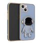3D Astronaut Phone Case Anti-Drop Electroplating Bracket - www.Shopthatapp.com
