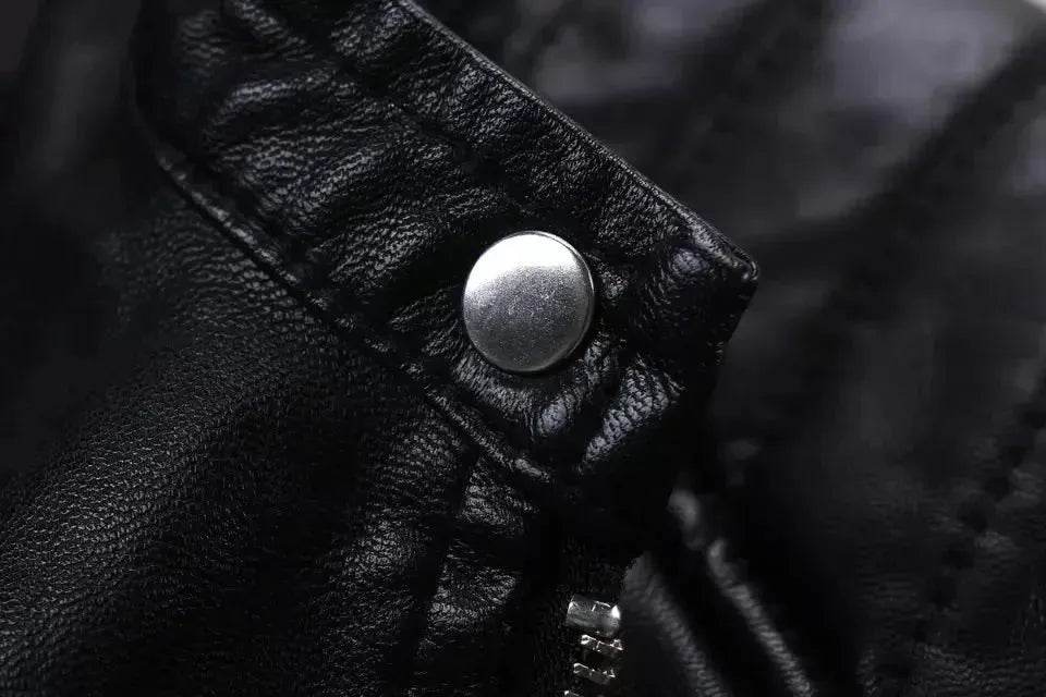 Ladies Fall and Winter Slim fit Leather Jacket  Biker Jacket Women - www.Shopthatapp.com