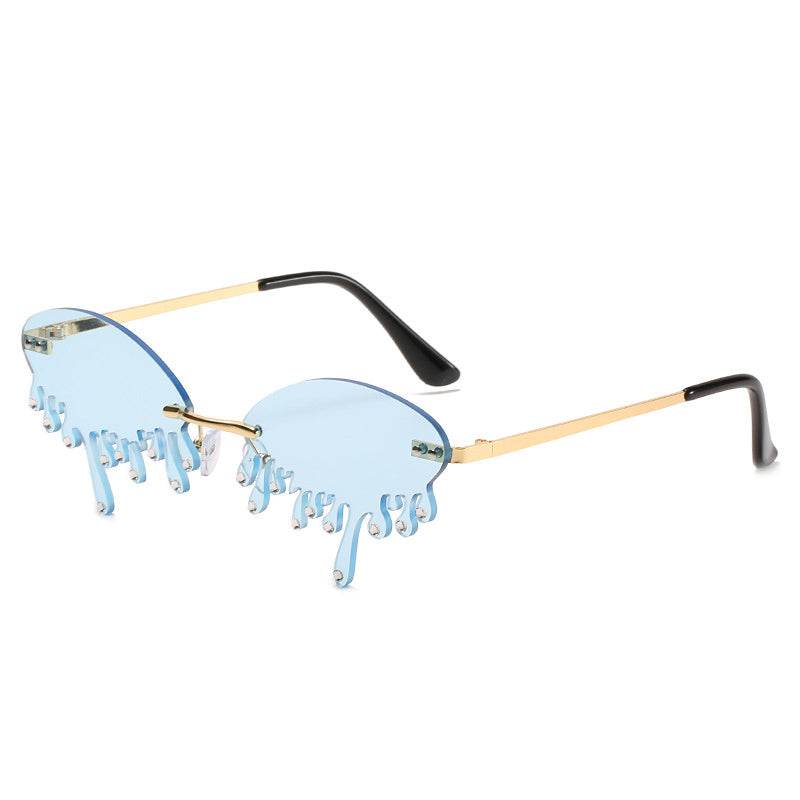 Sunglasses Personality Tear-shaped Visor Glasses - www.Shopthatapp.com