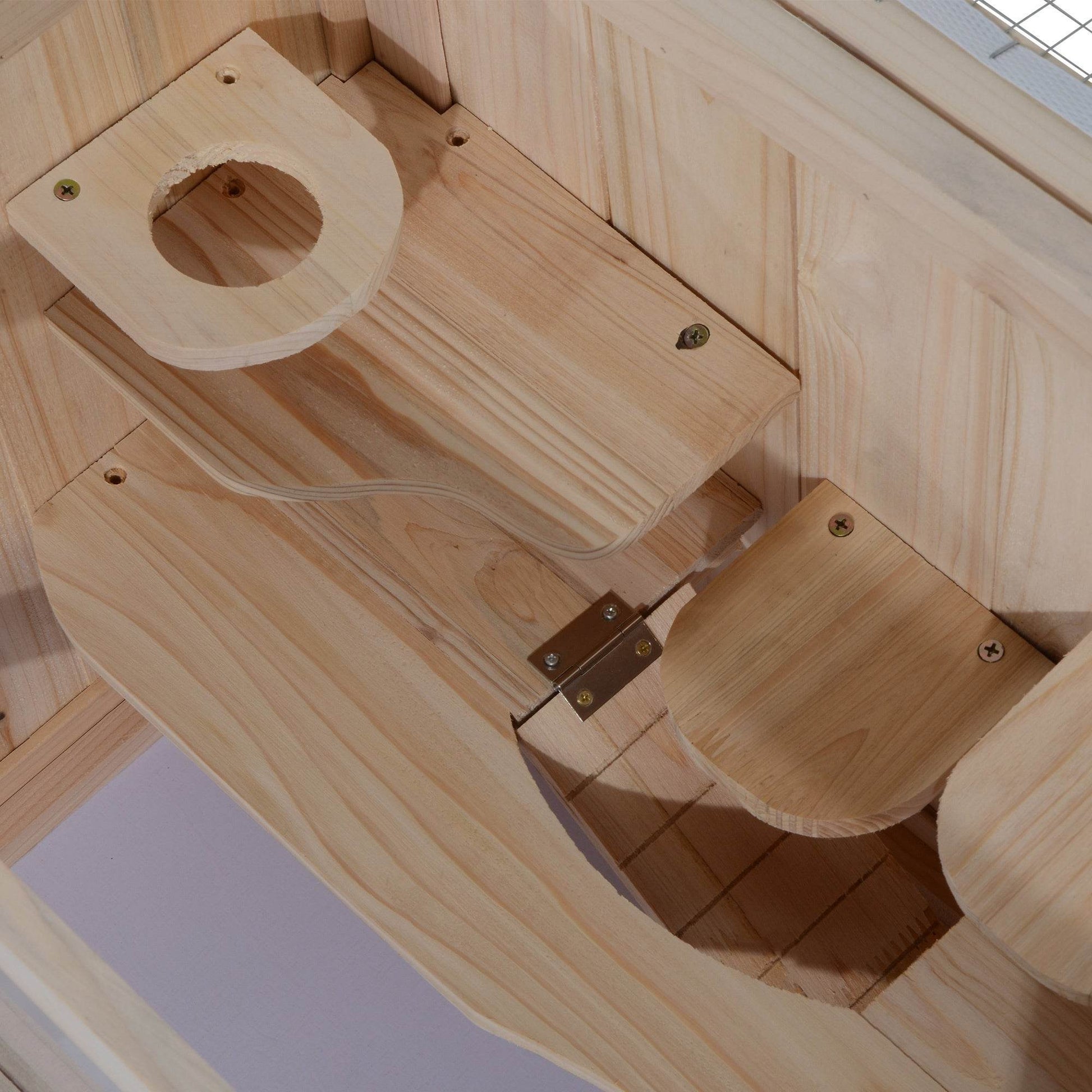 2- Tier Wooden Crafted Hamster Rodent Habitat Cage - www.Shopthatapp.com