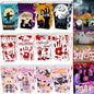 12Pcs Halloween Popcorn Box 3 Style Trick Or Treating Snack Treat Box Bloodstain Ghost Castle Bat Pattern Candy Cookie Container For Halloween Party Supplies - www.Shopthatapp.com