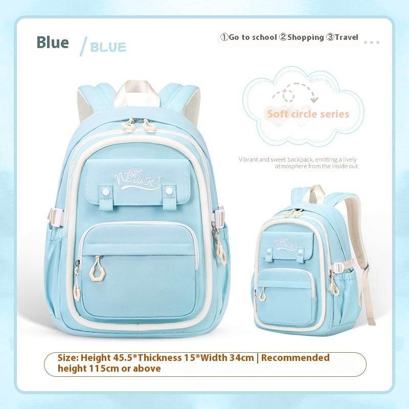 Girls' Super Lightweight Large Capacity Multi-compartment Waterproof Backpack - www.Shopthatapp.com