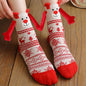 Christmas Stockings Autumn Winter Cotton Magnet Lodestone Hand Tube Socks - www.Shopthatapp.com