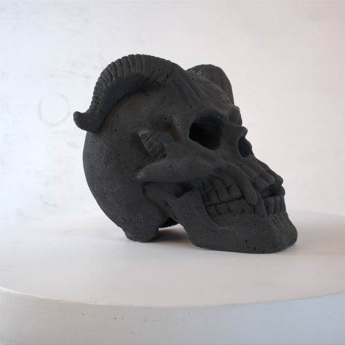 Refractory Materials Fireproof Imitated Human Fire Pit Skulls Gas Log For NG, LP Wood Fireplace, Firepit, Campfire, Halloween Decor, BBQ - www.Shopthatapp.com