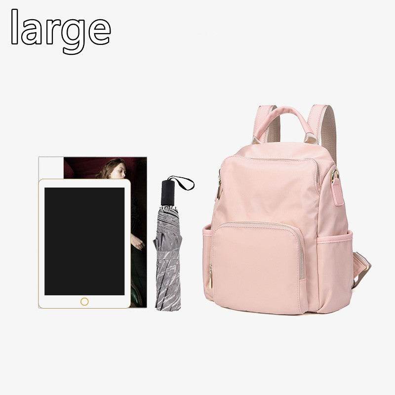 Unisex Portable Waterproof Plain color Backpack for school - www.Shopthatapp.com