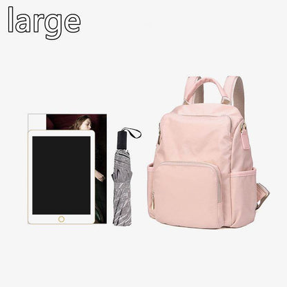 Unisex Portable Waterproof Plain color Backpack for school - www.Shopthatapp.com