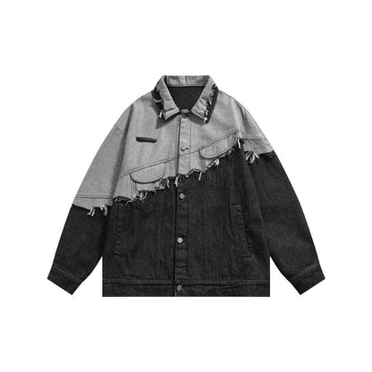 Lapel Denim Jacket For Men And Women - www.Shopthatapp.com