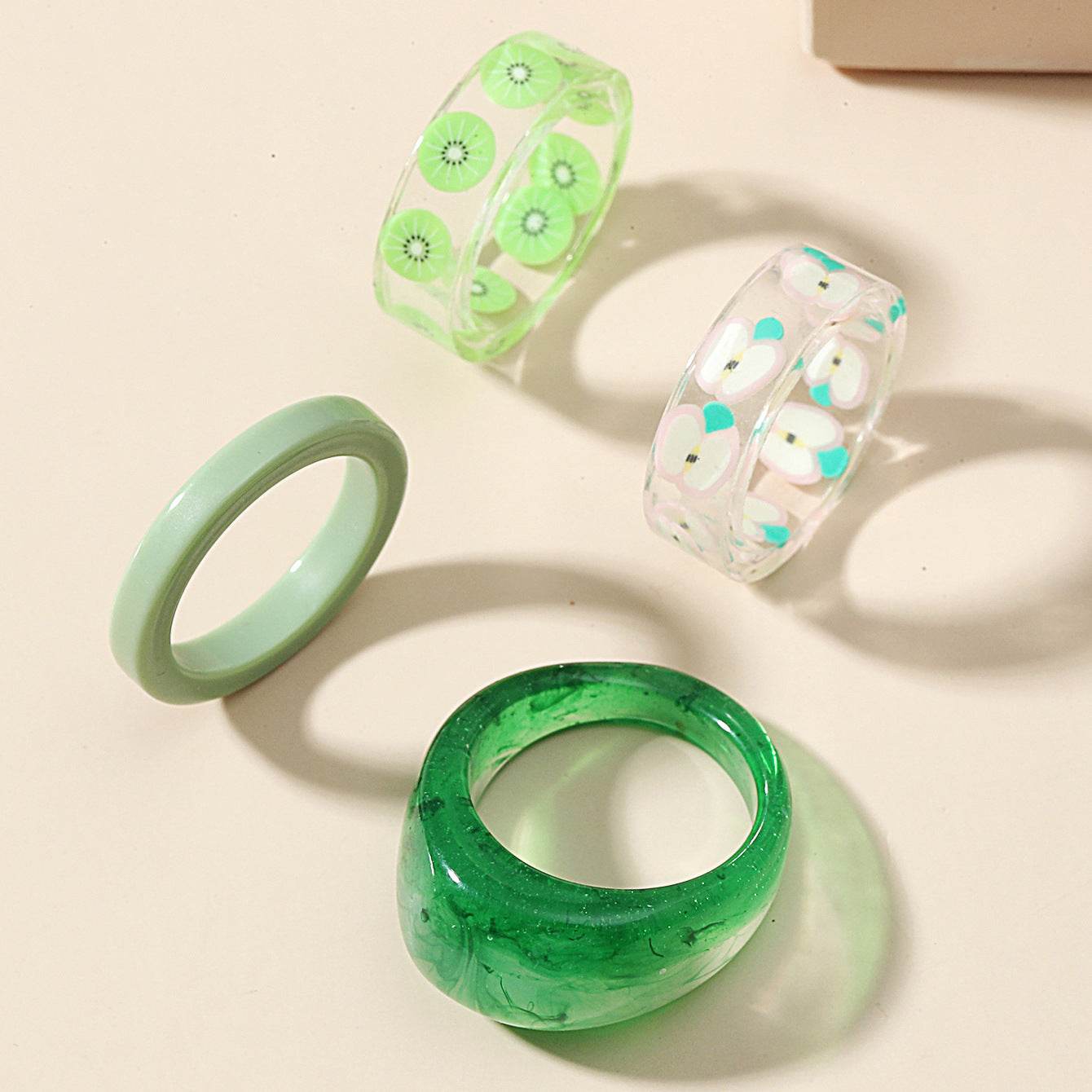 Fashion Transparent Resin Ring - www.Shopthatapp.com