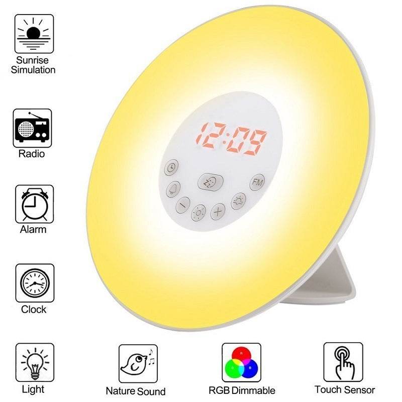 Sunset Wake-up Sunlight Alarm Clock - www.Shopthatapp.com