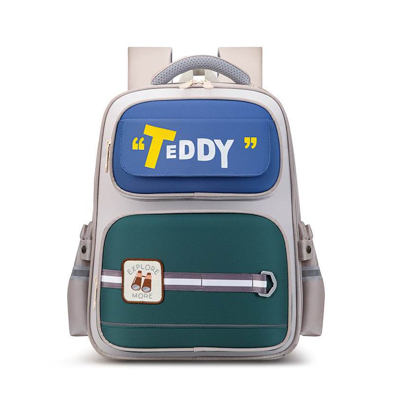 Children's Cartoon Letters British Style Schoolbag - www.Shopthatapp.com