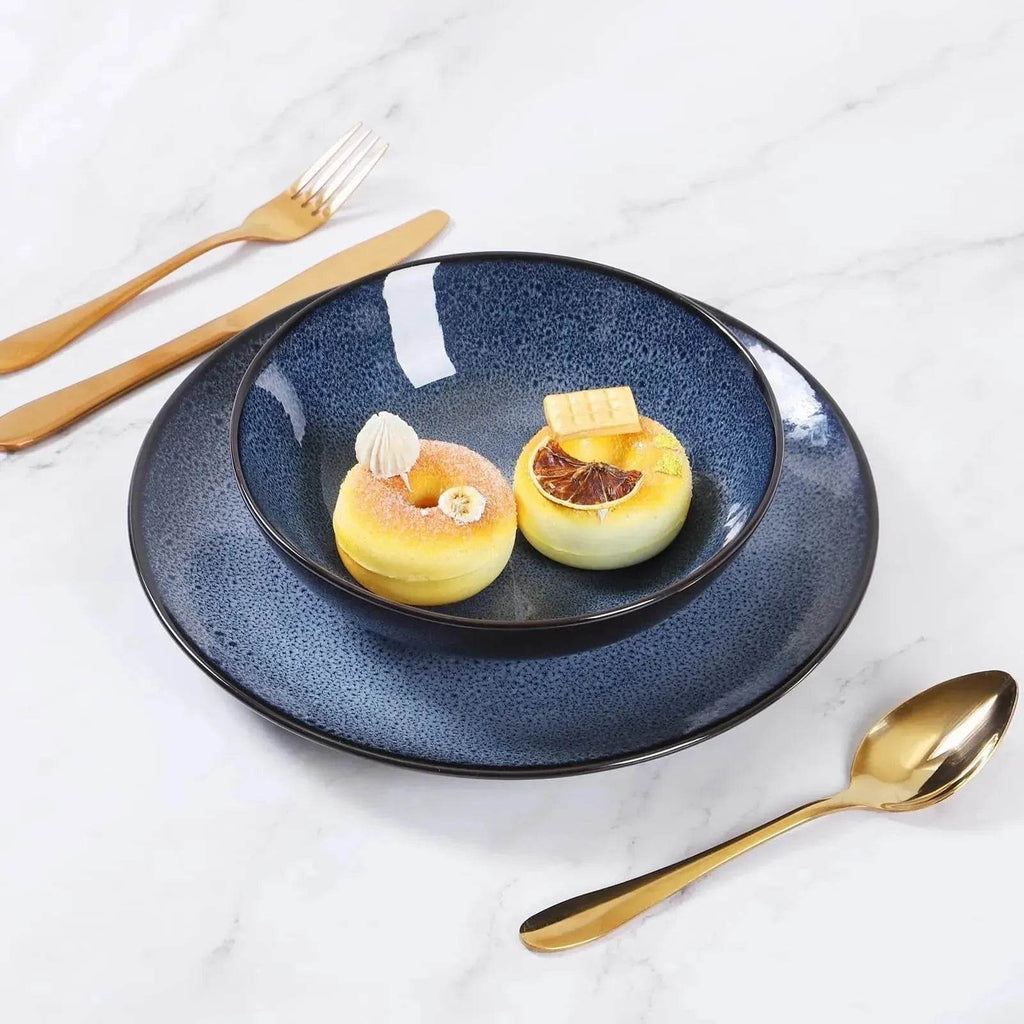 Buy 6pcs Flat Ceramic Dinner Plates - www.Shopthatapp.com