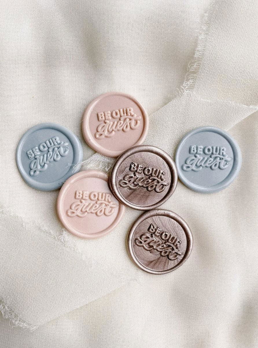 Be Our Guest wax seals - Set of 9 - www.Shopthatapp.com