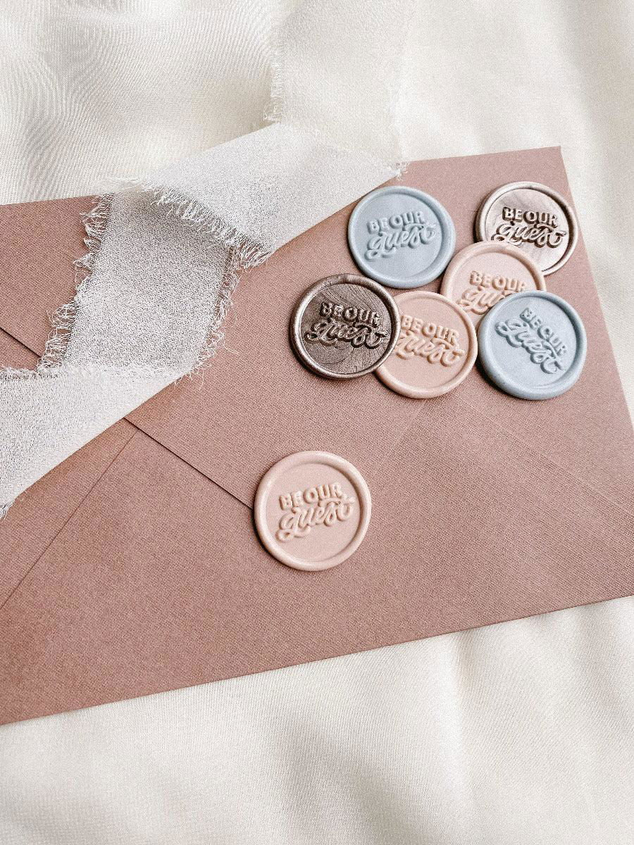 Be Our Guest wax seals - Set of 9 - www.Shopthatapp.com