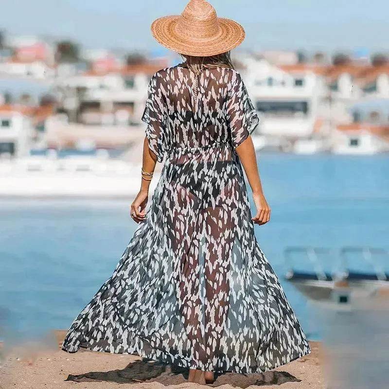 Beach Dress Women's Casual Holiday Floral Print - www.Shopthatapp.com