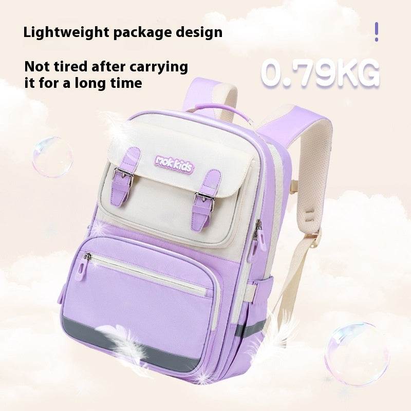 Lightweight Burden Alleviation Large Capacity Student Schoolbag - www.Shopthatapp.com