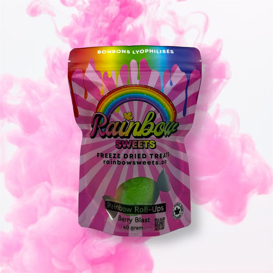 Freeze Dried Rainbow Roll-Ups