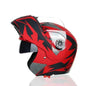 Best Motorcycle Helmet Half Helmet Anti-fog Sunscreen Double Lens Full Face Bike Helmet - www.Shopthatapp.com