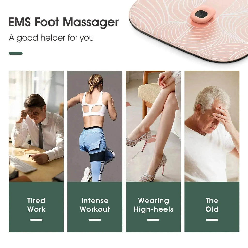 Best Smart USB Rechargeable Foldable leg pad Foot Massager - www.Shopthatapp.com