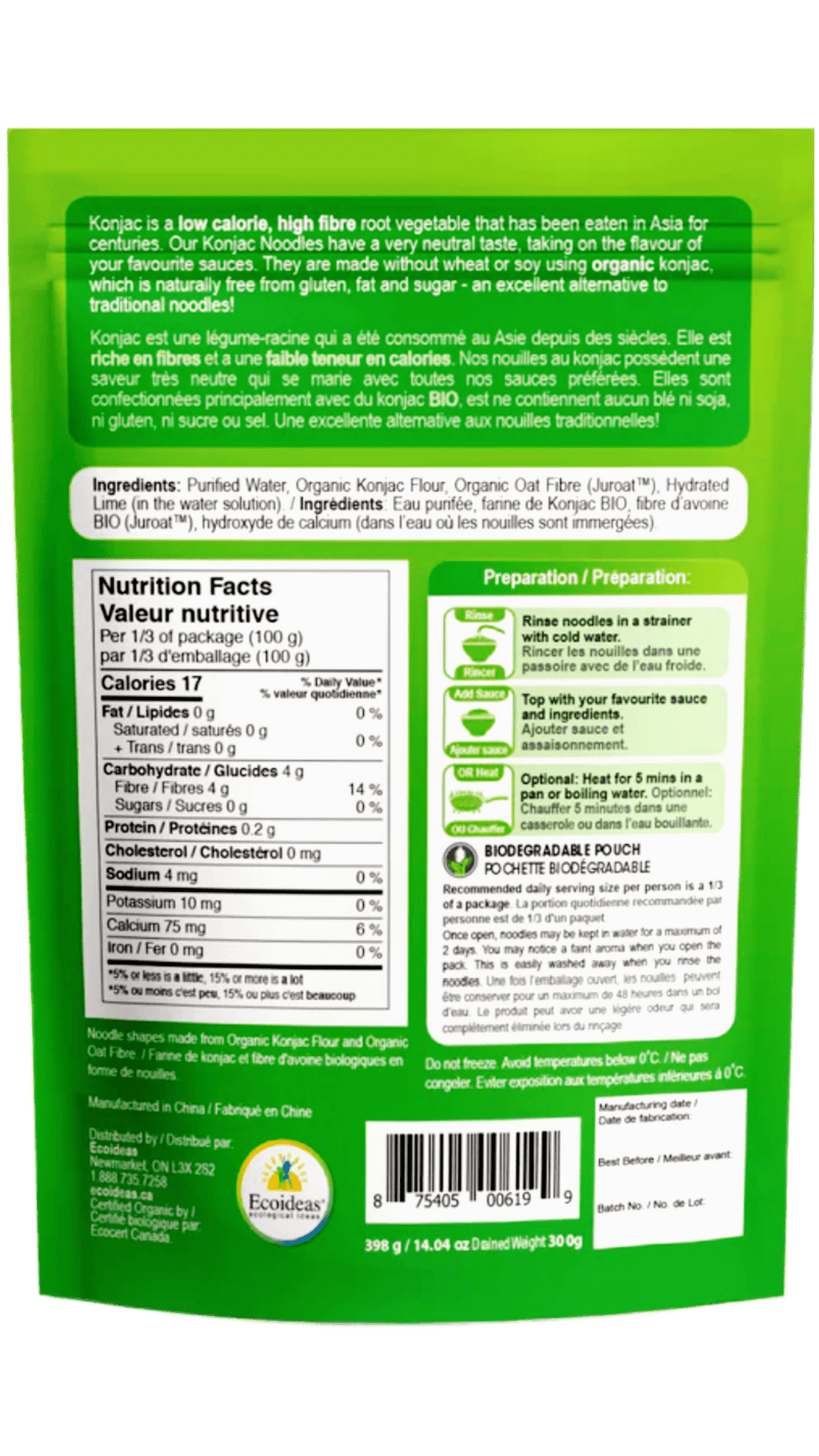 Better Than Foods Organic Konjac Noodles 385g - www.Shopthatapp.com