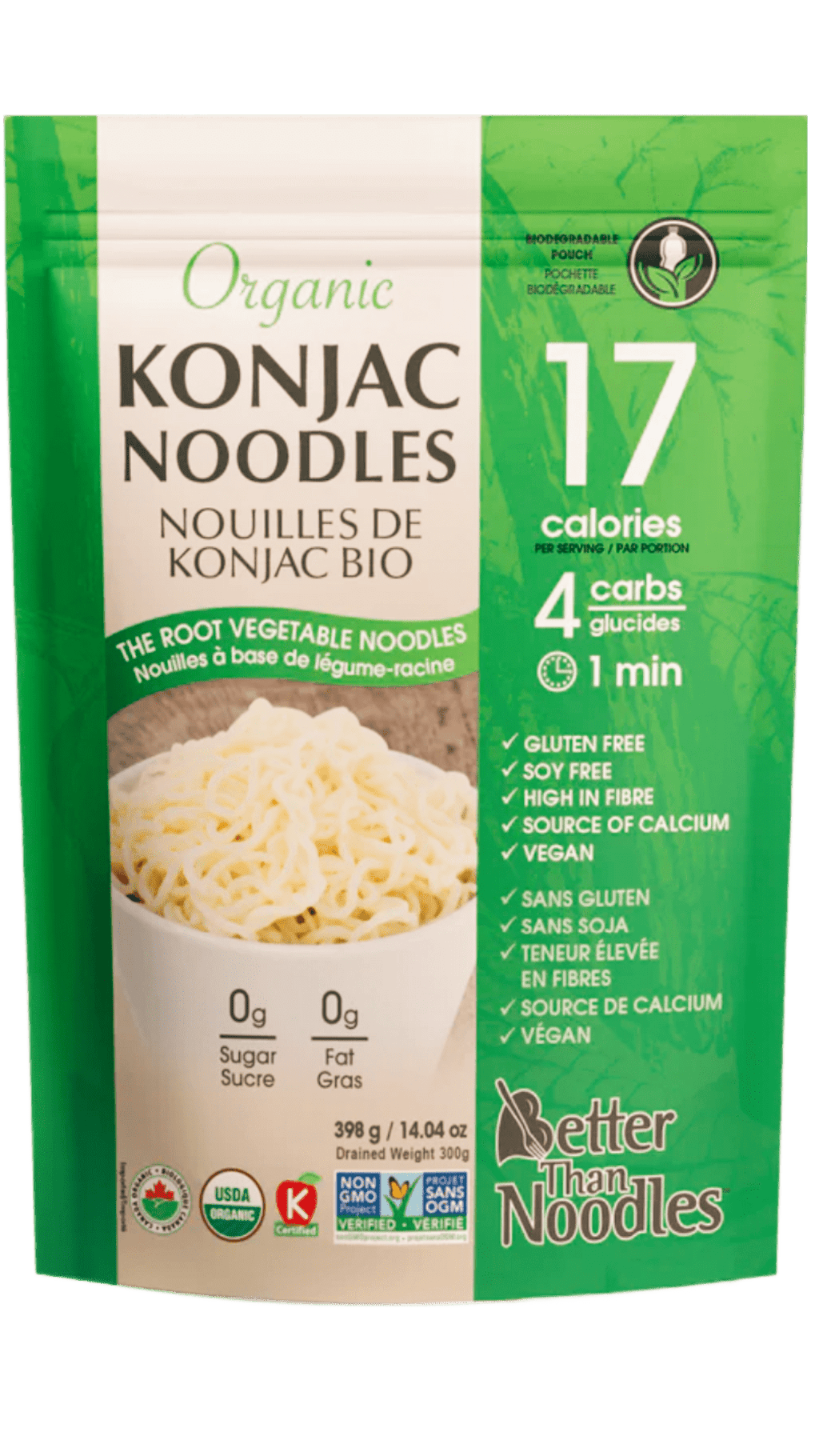 Better Than Foods Organic Konjac Noodles 385g - www.Shopthatapp.com