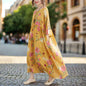 Robe ample Betty en coton et lin grande taille pour femme