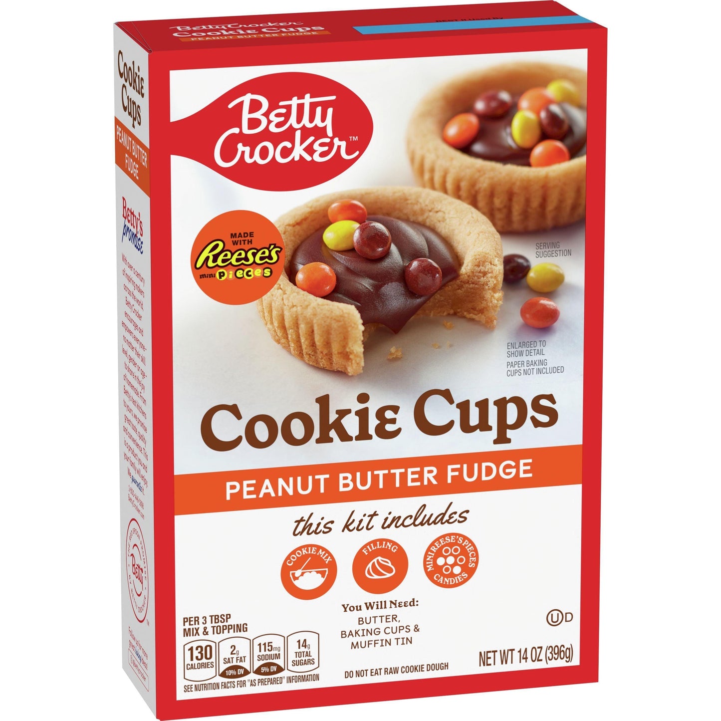 Betty Crocker Cookie Cups Peanut Butter Fudge - www.Shopthatapp.com