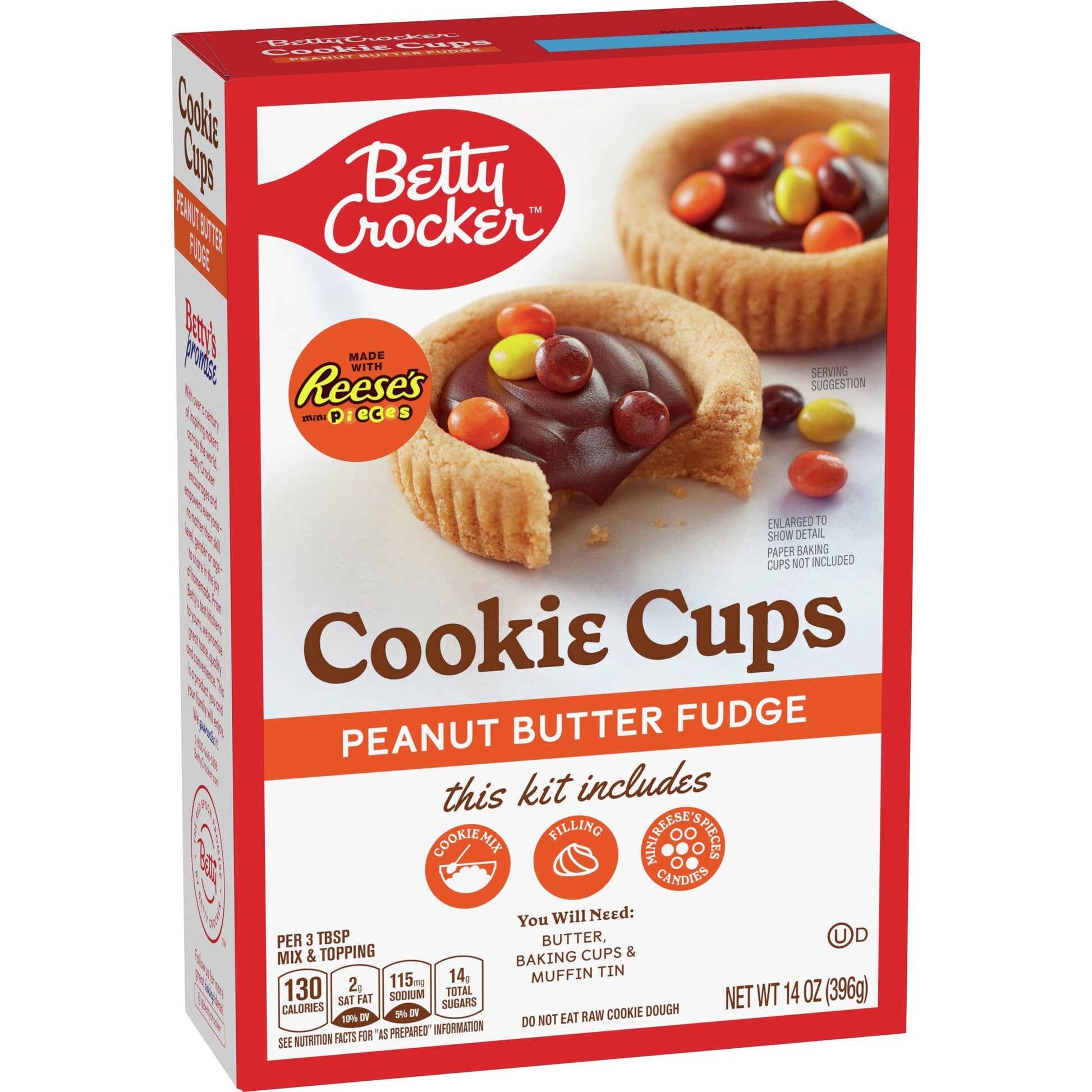 Betty Crocker Cookie Cups Peanut Butter Fudge - www.Shopthatapp.com